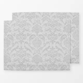 Tischset Vintage Damask Grey