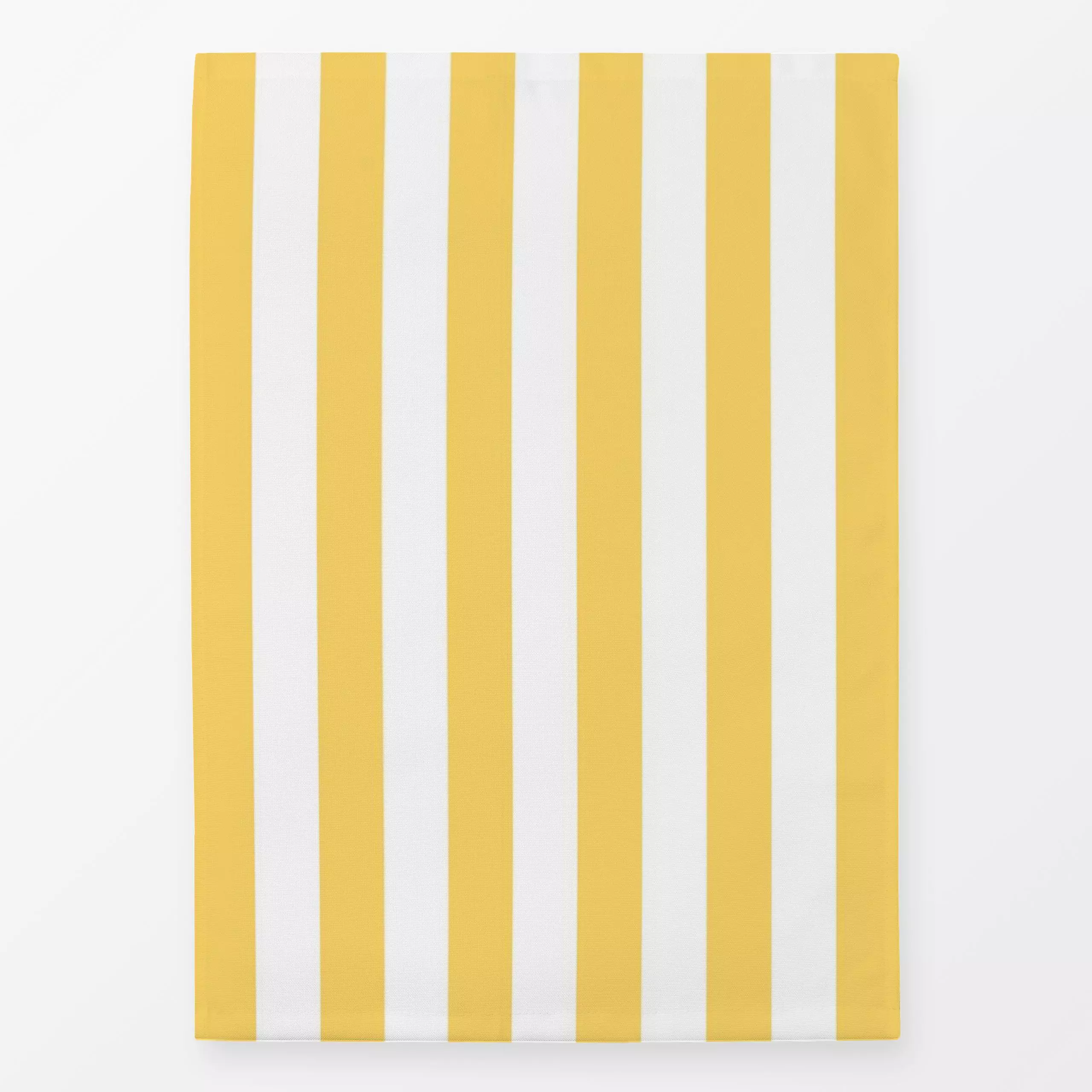 Geschirrtücher cabana stripes - gelb - Sommer, Symbole & Muster - von „Vivian Hasenclever"; Streifen, Sommer, gelb, Italien,...
