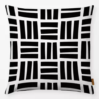 Kissen Color Blocks black white