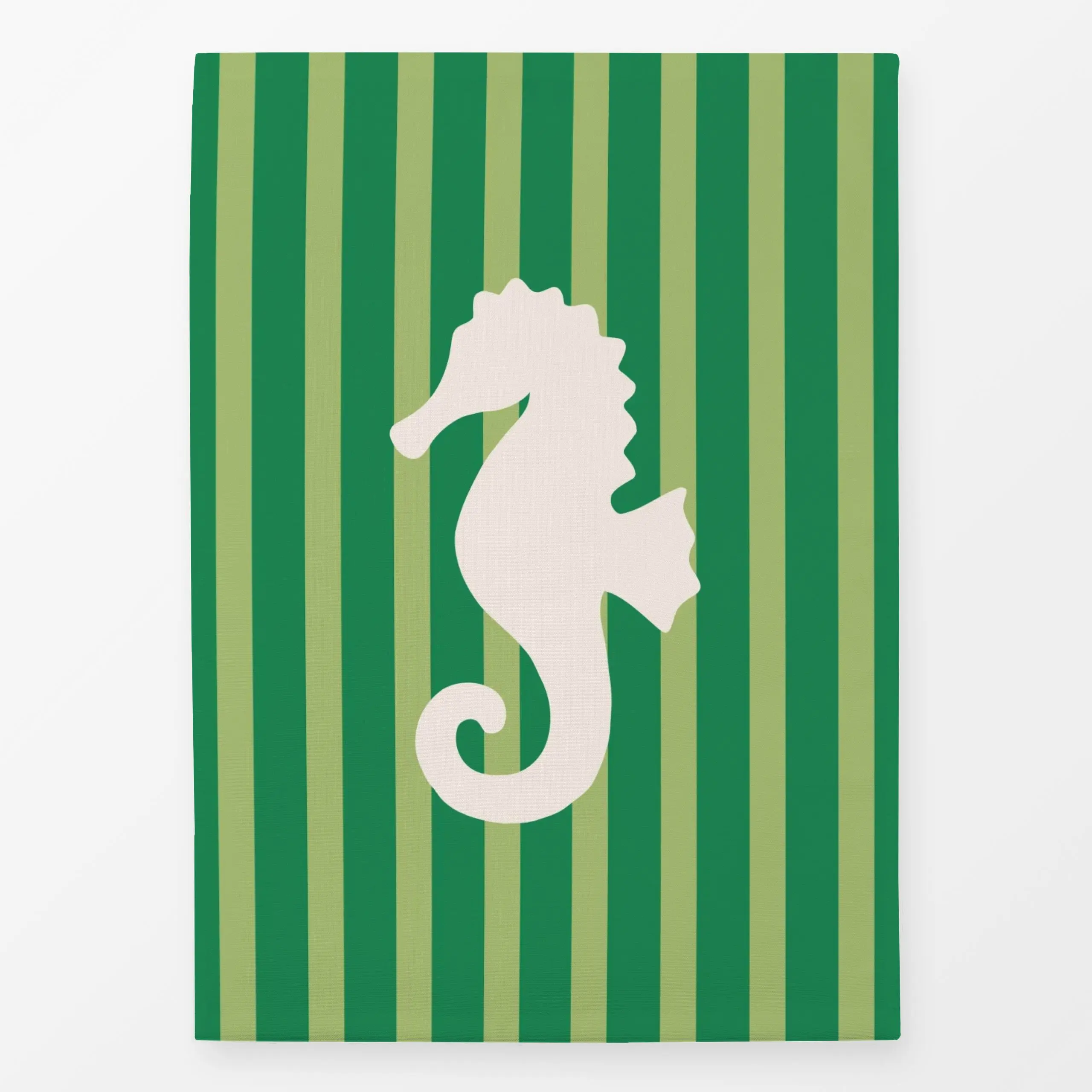 Geschirrtücher Seepferdchen mit Streifen - Sommer, Tiere - von „Maren Gross "; Meer, Unterwasserwelt, ocean, seahorse, somme...