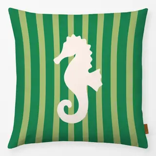 Kissen Seepferdchen mit Streifen