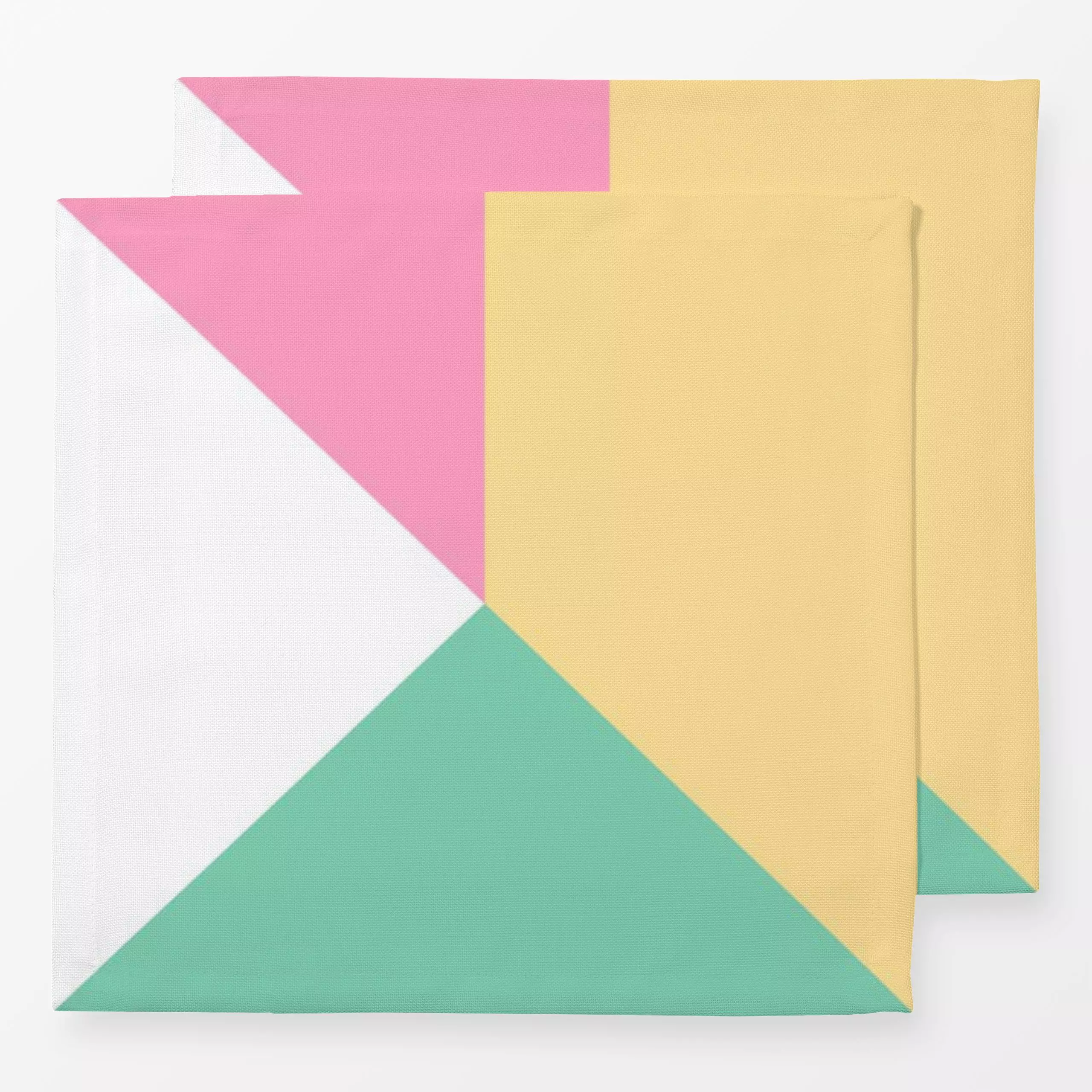 Servietten Schirm Pattern - Sommer, Symbole & Muster - von „Jana Moßmann"; Streifen, Dreieck, Pastell, Sonnenschirm, Streife...