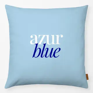Kissen Azur Blue