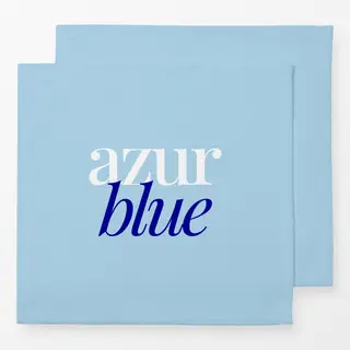 Servietten Azur Blue