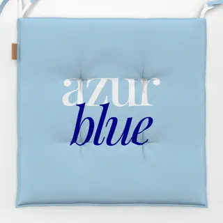 Sitzkissen Azur Blue