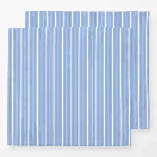 Servietten Bistro Stripes double blue