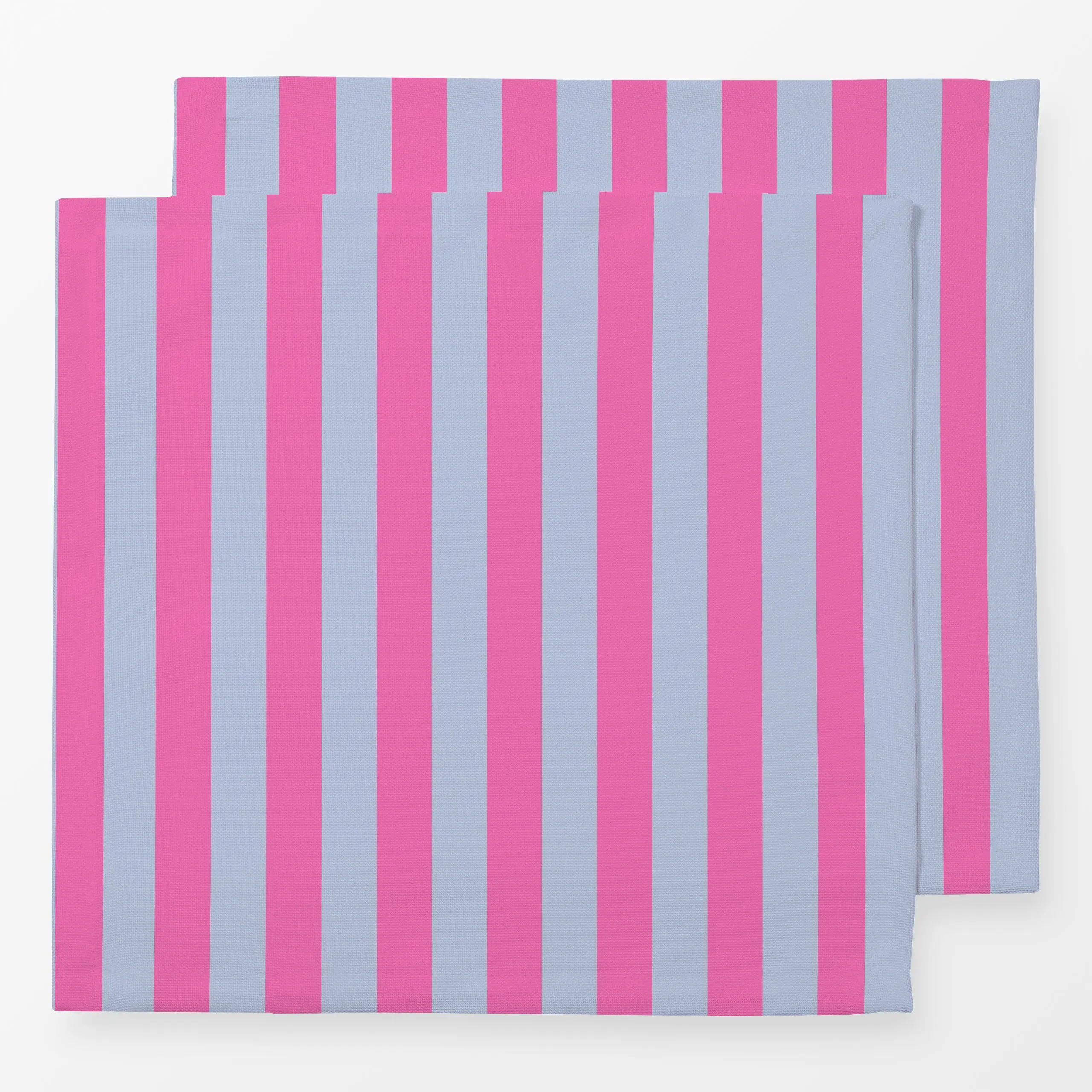 Servietten Streifen Hellblau Pink - Frühling, Symbole & Muster - von „Alisa Knöß"; skandinavisch, Gartendeko, Streifenmuster...