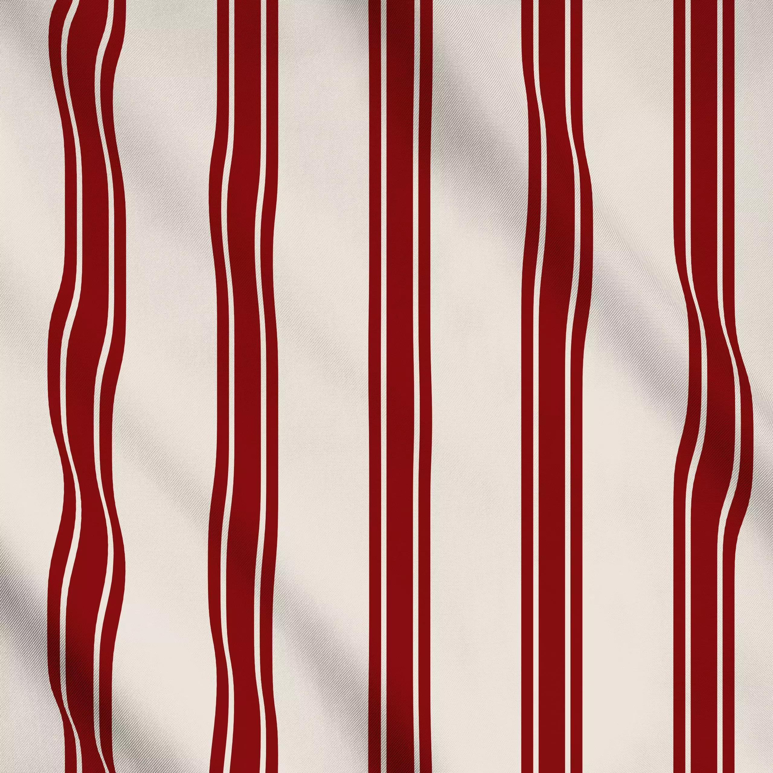 Meterware Weihnachtsstreifen 1 rot beige - Weihnachten, Winter, Symbole & Muster - von „Uta Naumann"; Streifen, vintage, wei...