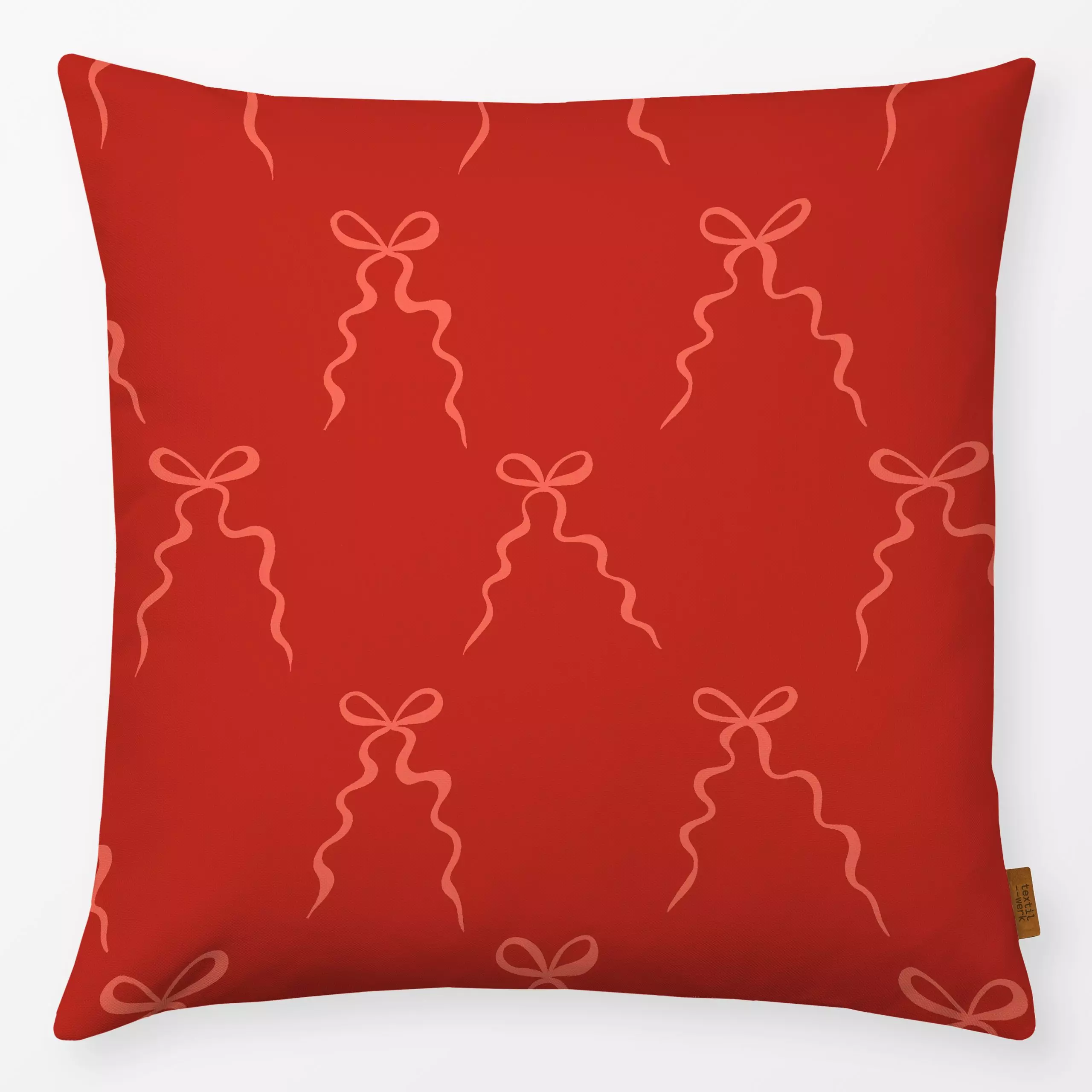 Kissen Schleifen - Weihnachten, Winter, Anlässe - von „Julia Schumacher"; wellen, Geschenk, schleife, geschenkidee, weihnach...