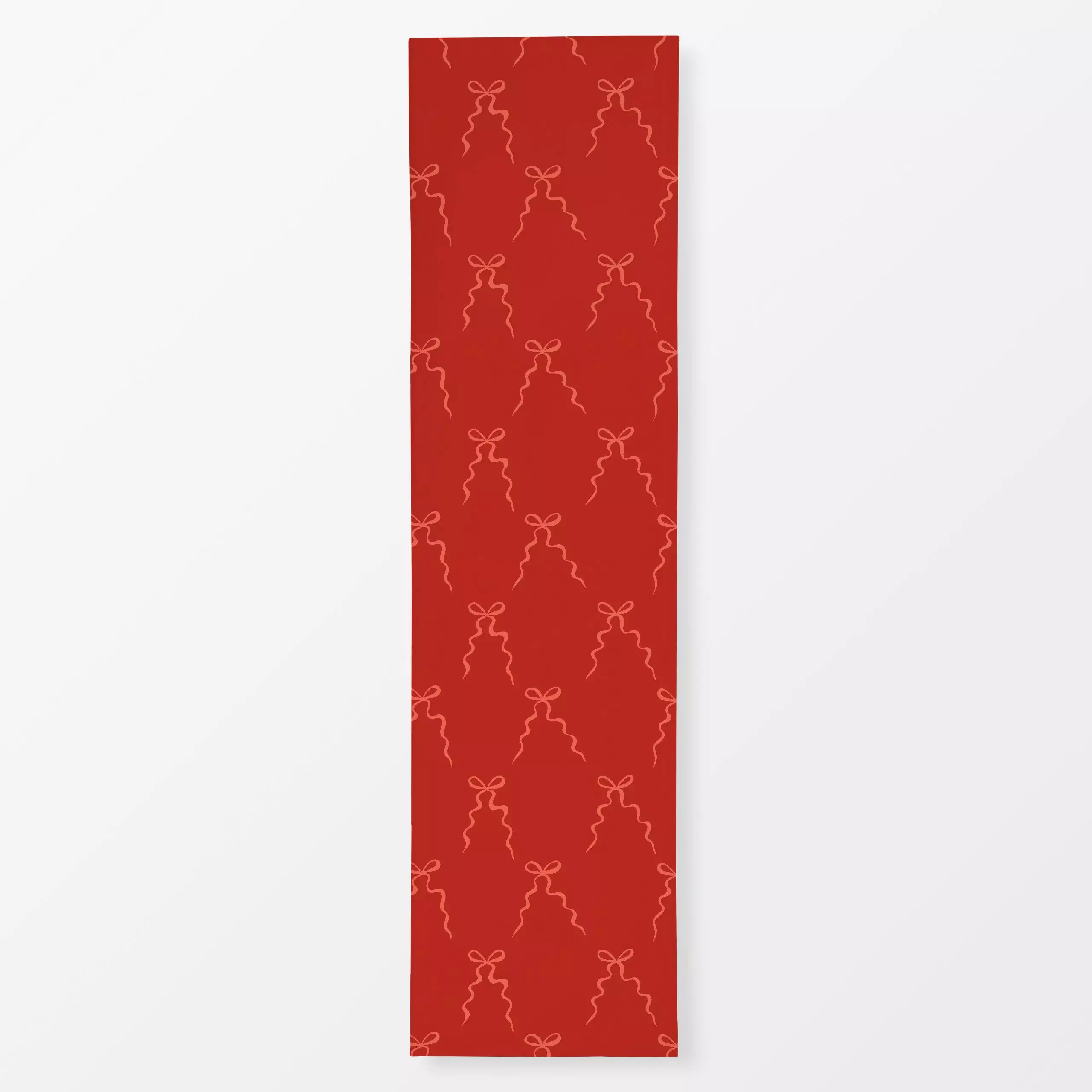 Tischläufer Schleifen - Weihnachten, Winter, Anlässe - von „Julia Schumacher"; wellen, Geschenk, schleife, geschenkidee, wei...