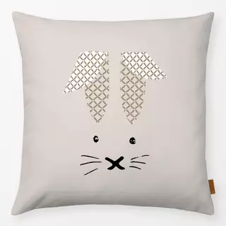 Kissen Osterhase Schlappohr Beige