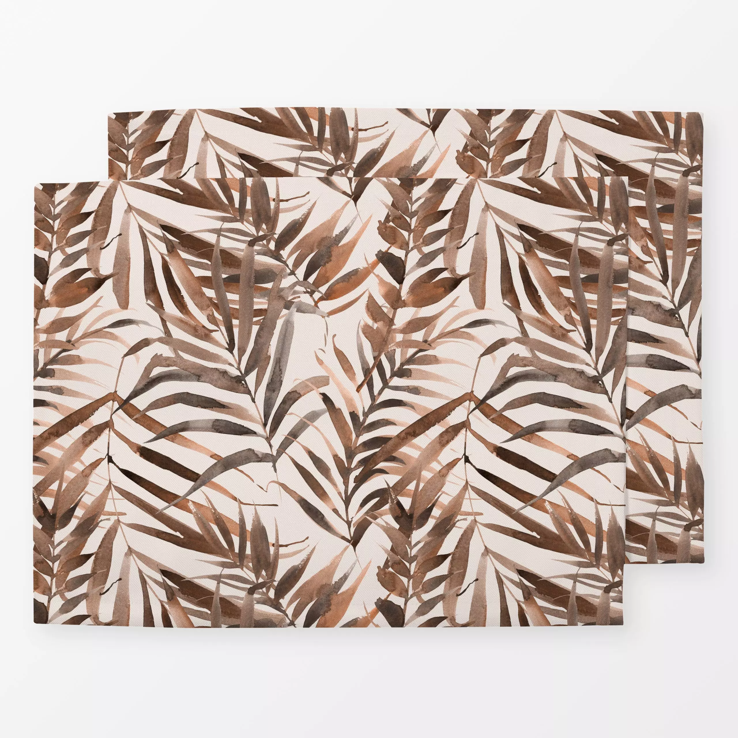 Tischset Endlich Sommer Palmblätter 2, Blumen, tropisch, Sommer, von Uta Naumann