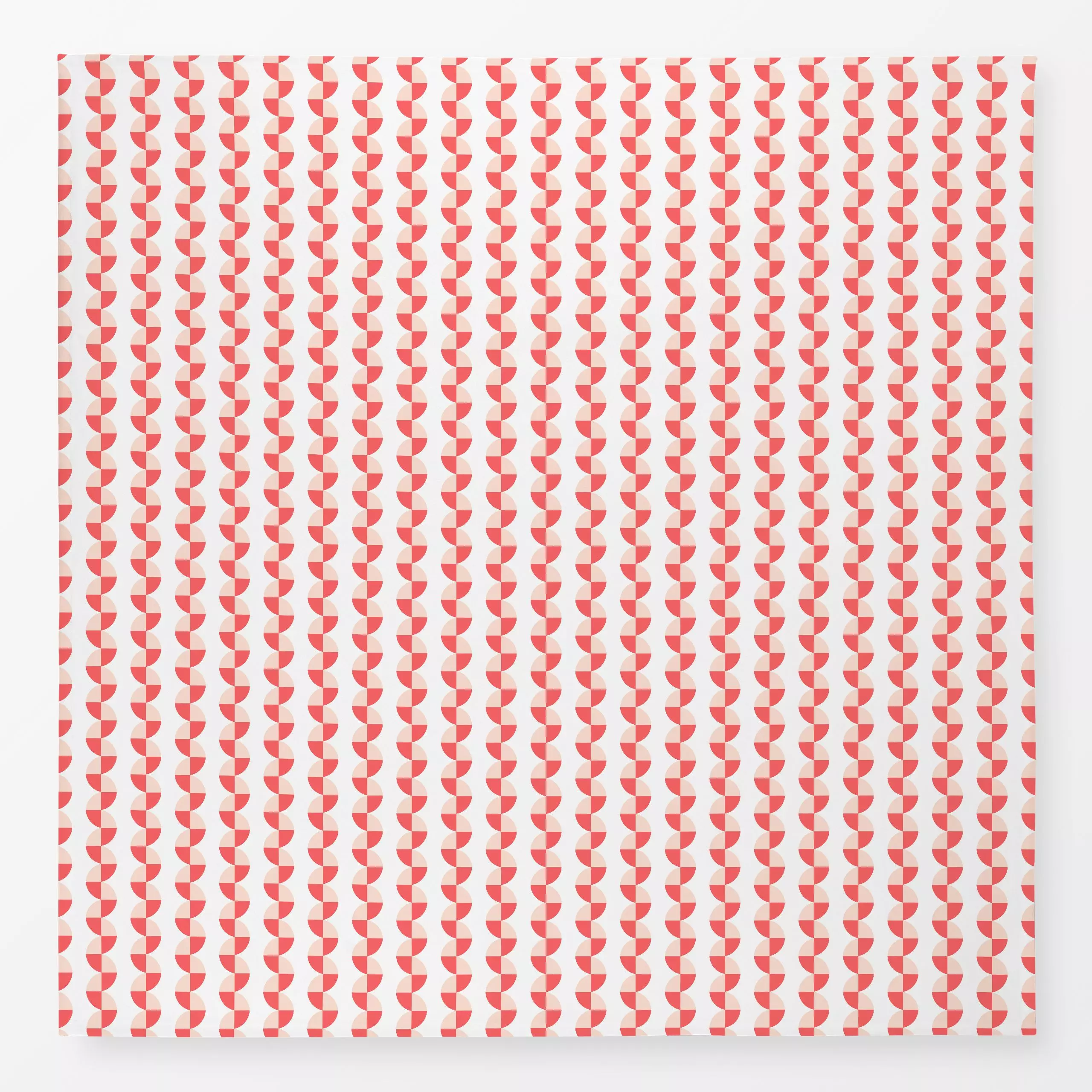 Tischdecke Rows Crossed Red - Symbole & Muster, Retro & Vintage - von „Jana Moßmann"; pattern, Schachbrett, waves, bold, cra...