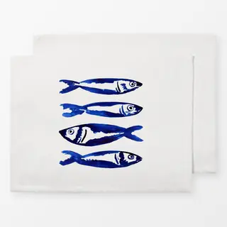 Tischset Sardinen