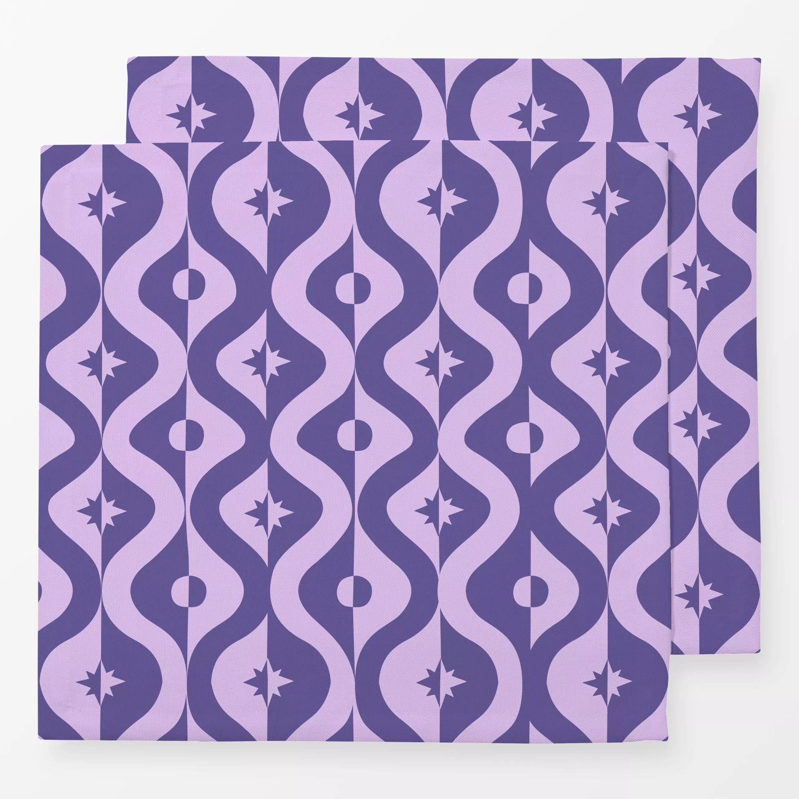 Servietten Astro Muster 2 - Symbole & Muster - von „textilwerk"; boho, hippie, Muster, Retro, oriental, pattern, textilwerk,...