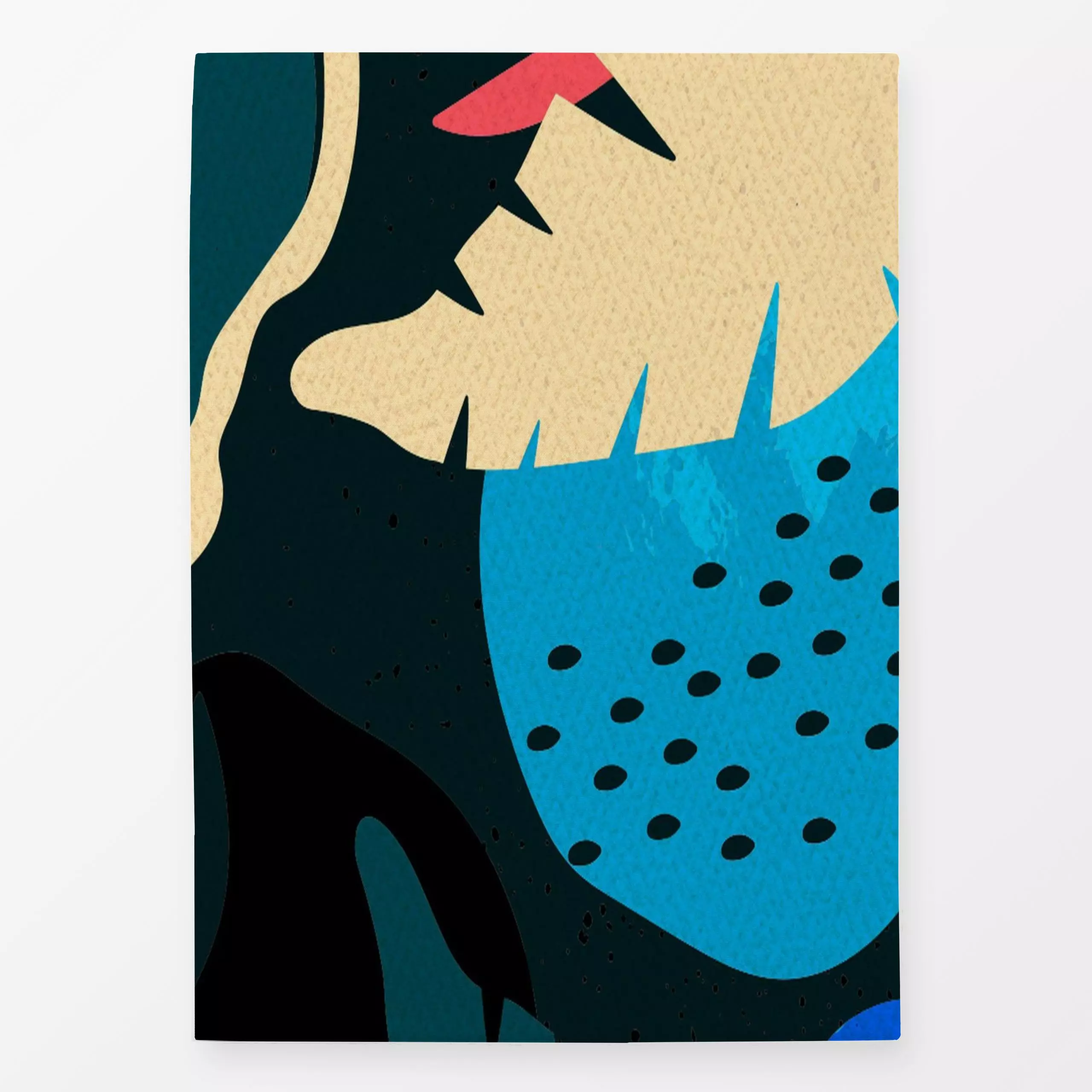 Geschirrtücher Kandra - Pflanzen & Botanik - von „duundich"; Muster, Blätter, Pflanzen, Palmen, Monstera, Jungle, bunt, dsch...