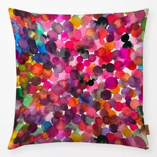 Kissen Overlapped Watercolor Dots