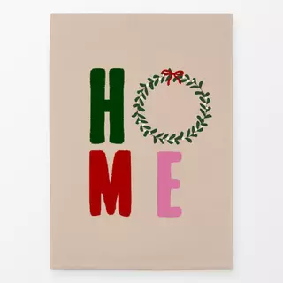 Geschirrtücher Home Mit Kranz Bunt Beige