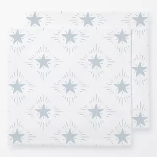 Servietten Shining Stars - White