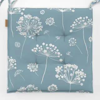 Sitzkissen Wilde Gräser Löwenzahn Blau