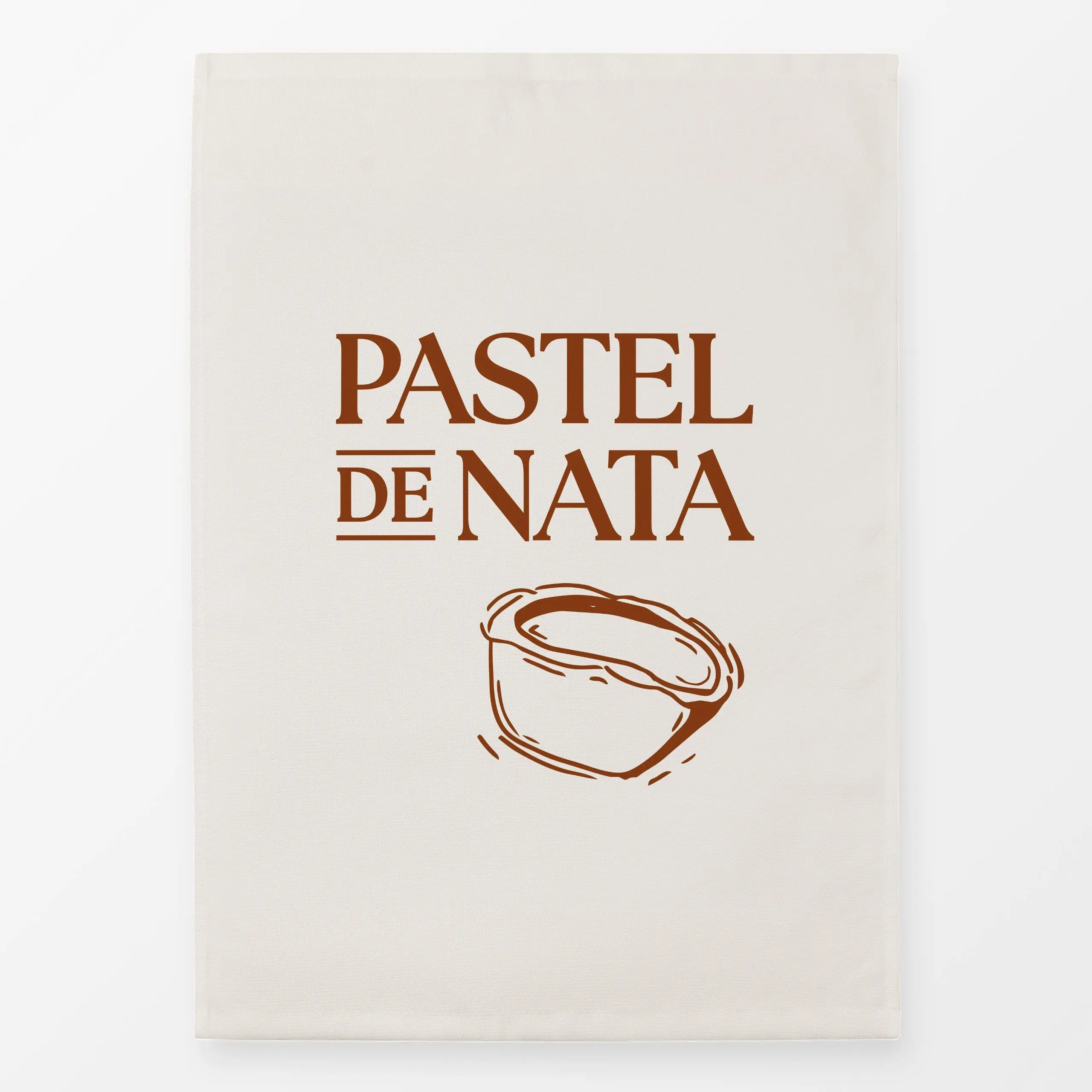 Geschirrtücher Pastel de Nata - Sommer, Sprüche & Schriftzüge, Küche, Essen & Trinken - von „Barlena"; minimal, modern, Somm...