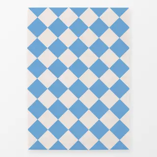 Geschirrtücher Christmas Checkers Ice Blue