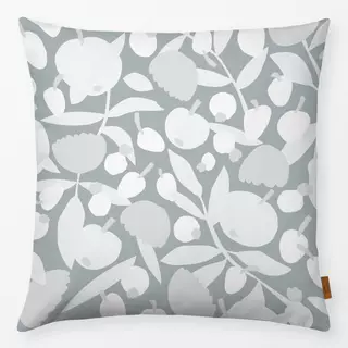 Kissen Flora & Fruit grey