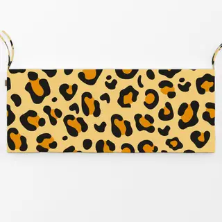 Bankauflage Leopard Leopardenmuster Leo