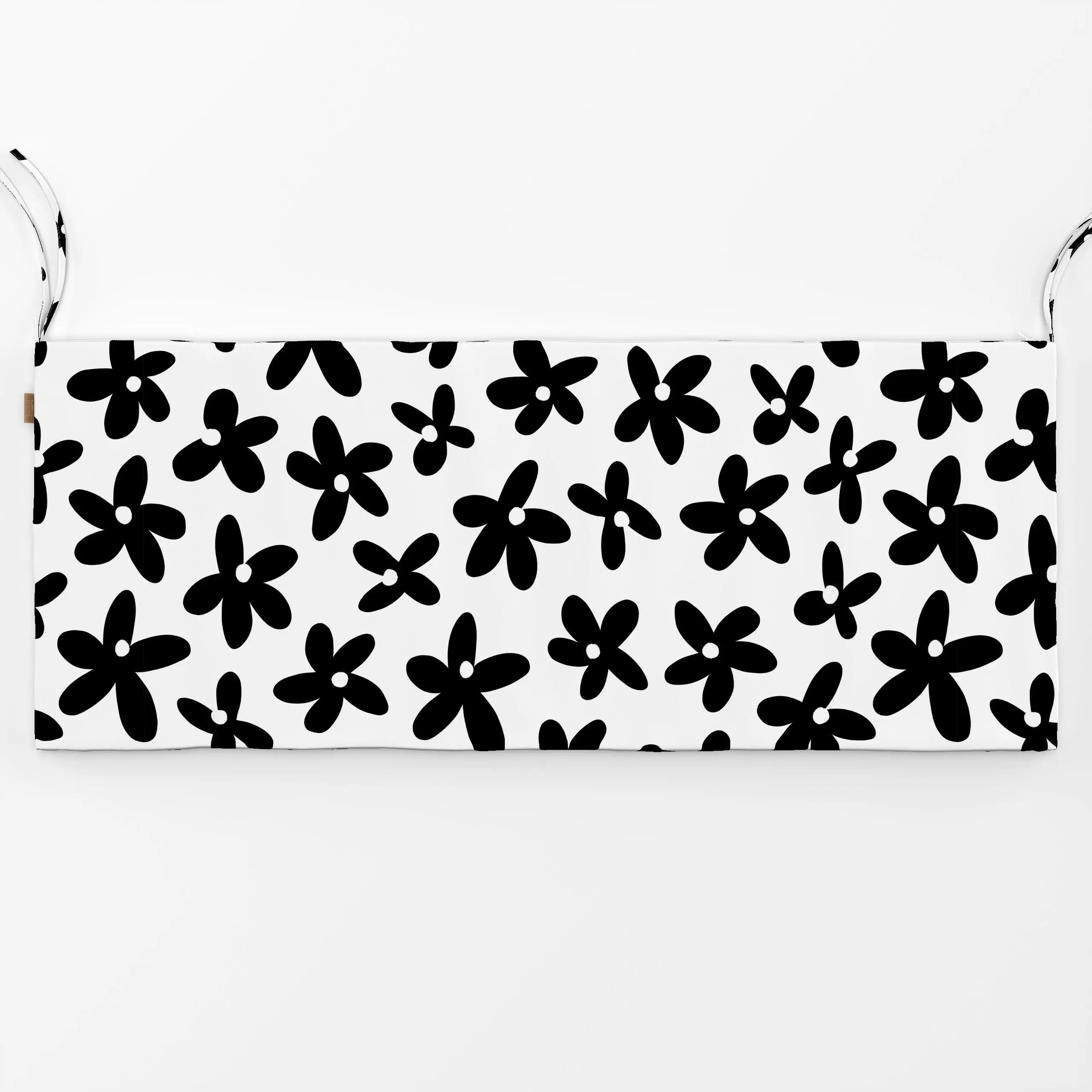 Bankauflage Blumenwiese im Frühling Hell - Blumen & Florales - von „Uta Naumann"; skandinavisch, Blumen, Retro, Blüten, Somm...