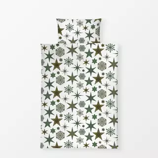 Bettwäsche Vintage Muster Christmas white