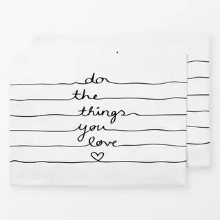Tischset Do The Things You Love