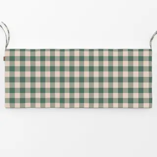 Bankauflage Xmas - Plaid grün