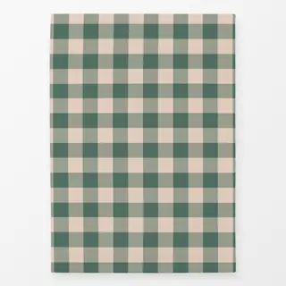 Geschirrtücher Xmas - Plaid grün