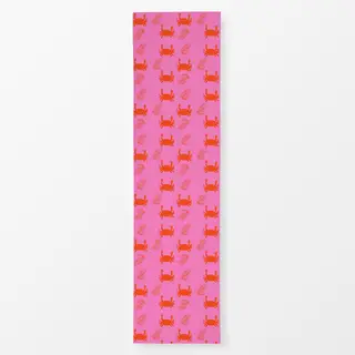 Tischläufer Krebse Austern Orange Pink