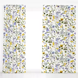 Dekovorhang Sommer Wiese 3