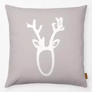Kissen Hirsch Auf Beige