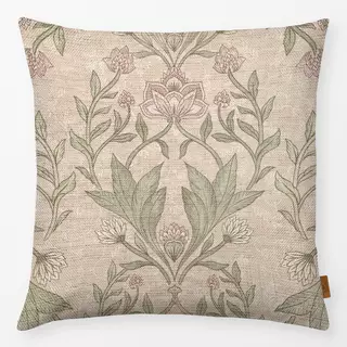 Kissen Rustic Floral damask beige