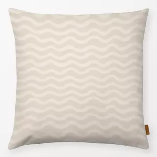 Kissen Bold Waves beige white