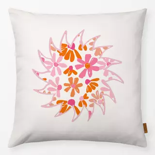Kissen Sonne Blumen rosa