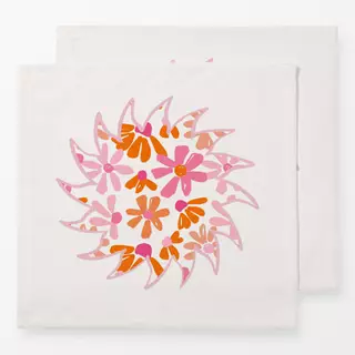 Servietten Sonne Blumen rosa