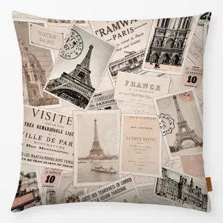 Kissen Vintage Trip To Paris II