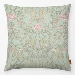 Kissen William Morris blumen turkis