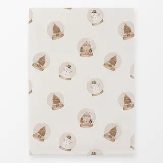 Geschirrtücher Schneekugel sepia