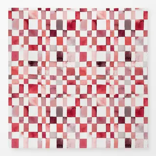 Tischdecke Schachbrett Checker Checks Red