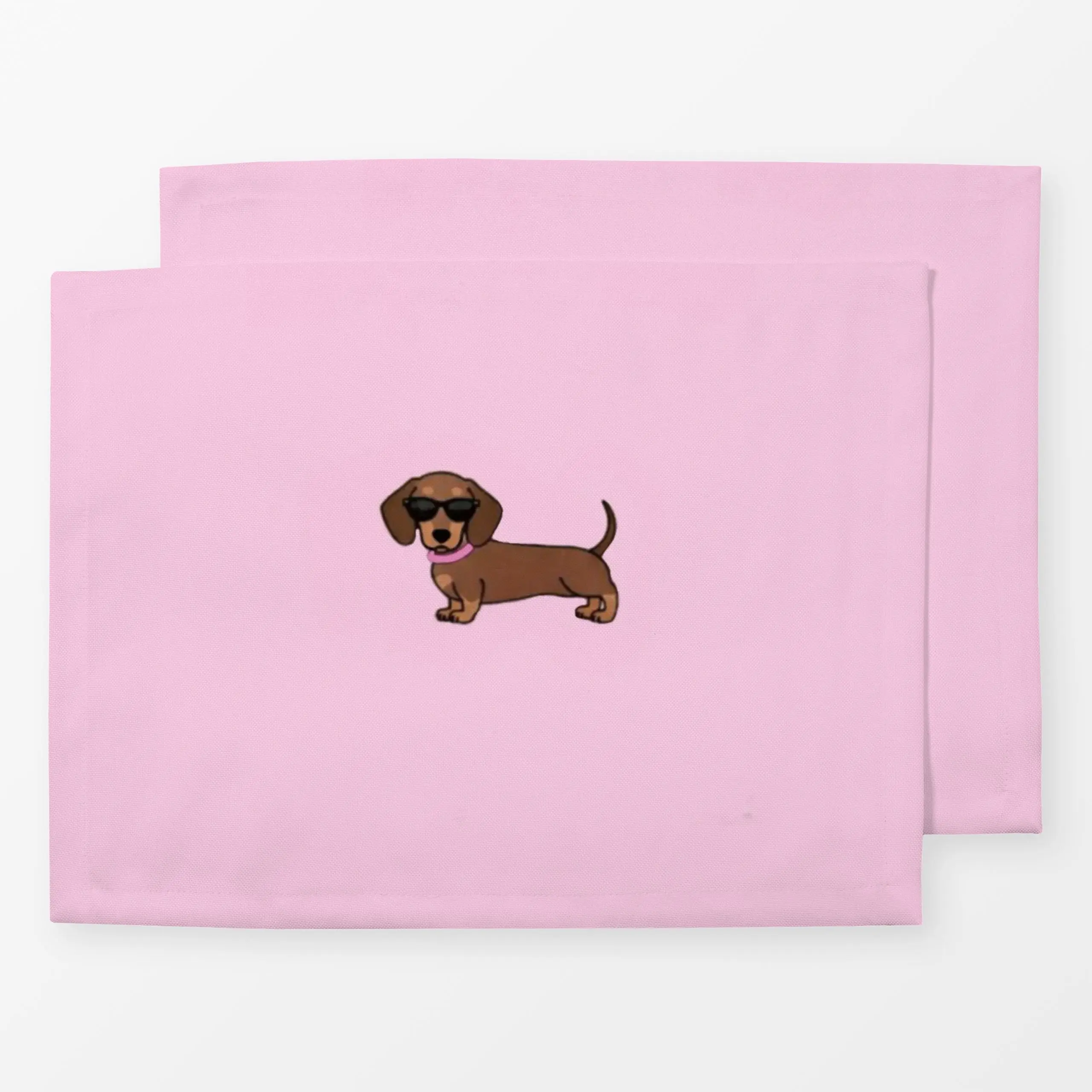 Tischset Cool Summer Wuff Wuff, Tiere, Sommer, von Ute Arnold