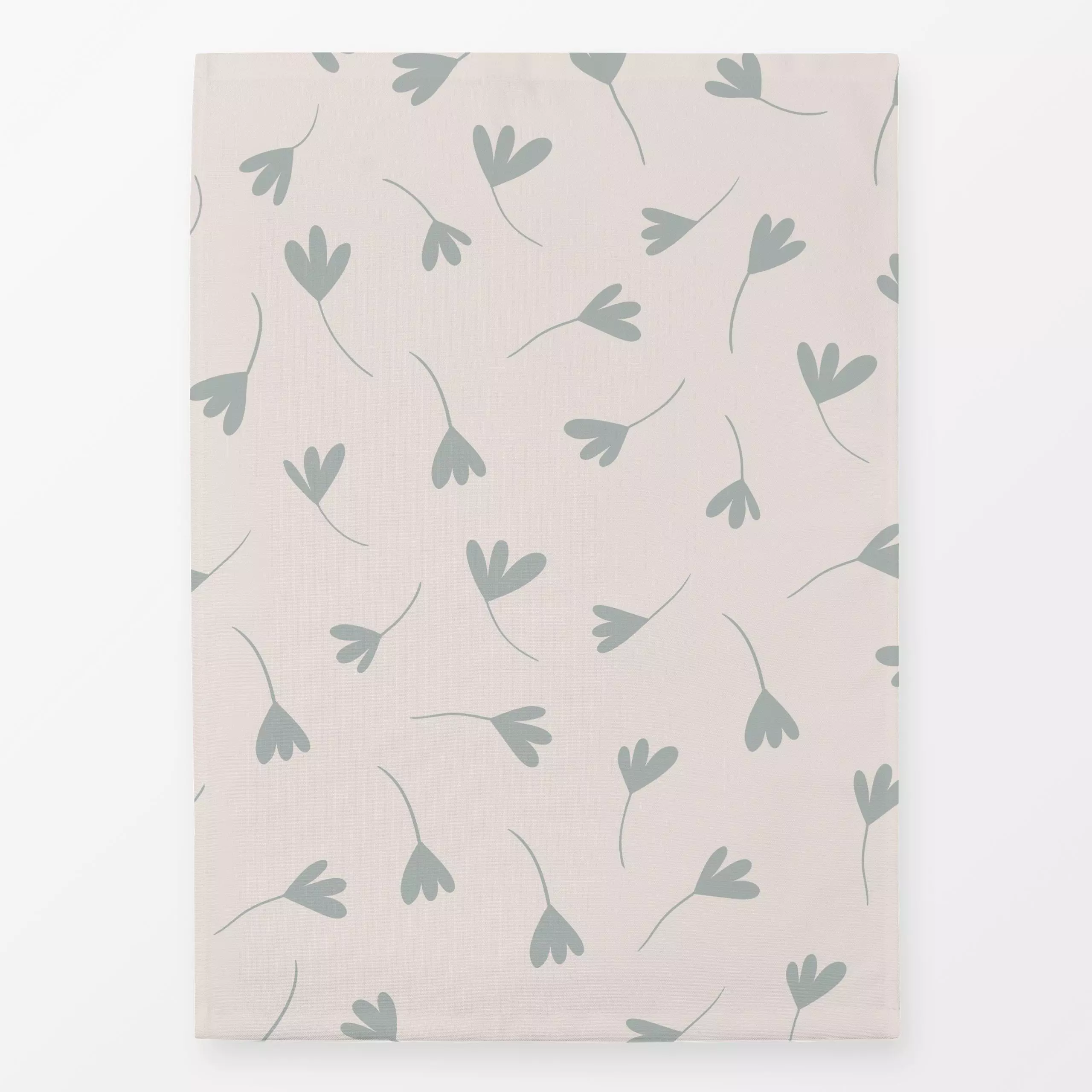 Geschirrtücher Blaue Blumen - Blumen & Florales - von „Menina Lisboa "; Blaugrau, Farmhouse, minimalistisch, Pastell, romant...