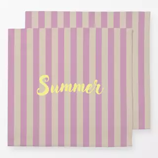 Servietten Summer Stripes Rosa