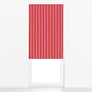 Raffrollo Pink Koralle Streifen