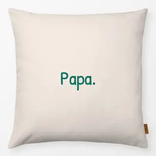 Kissen Papa beige