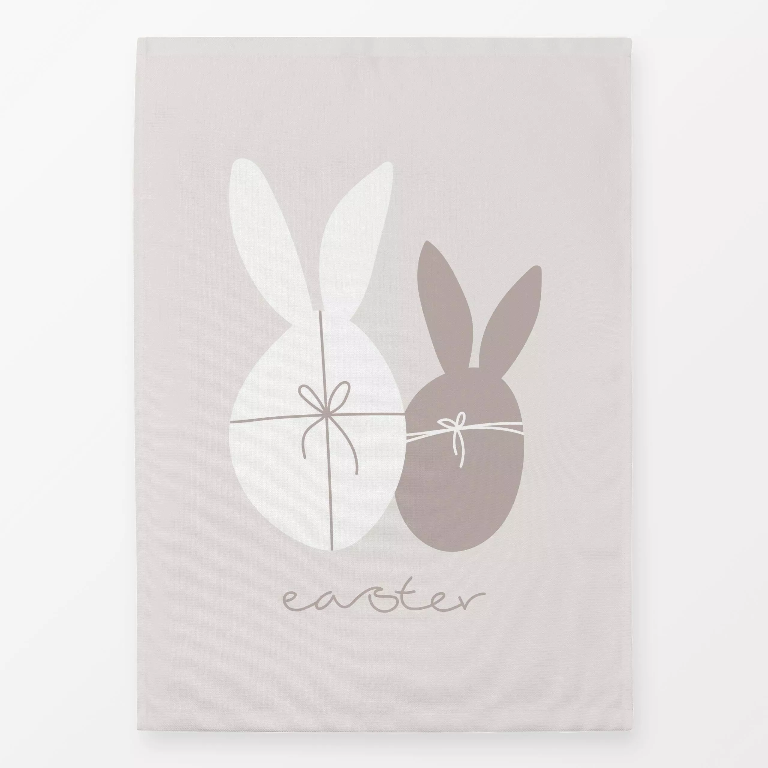 Geschirrtücher FRÜHLING Ostereihase 4 - Frühling, Anlässe, Ostern - von „Primus Pattern"; Hase, Ostern, Osterhase, schleife,...